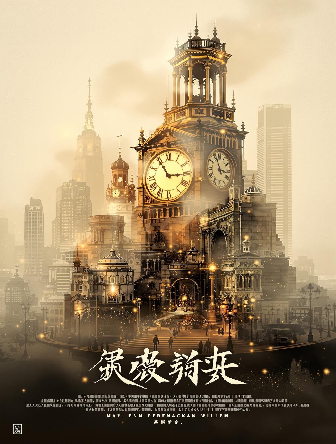 时光旅人 海报 - 穿越爱情影视作品，由月夜影视出品